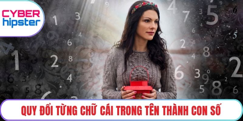Quy đổi từng chữ cái trong tên thành con số