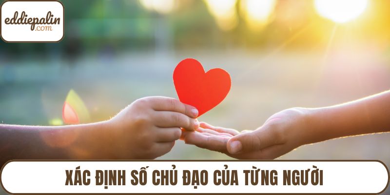 Xác định số chủ đạo của từng người